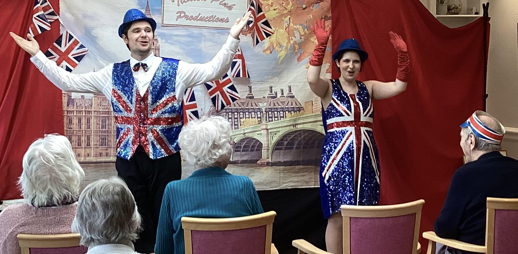 Tickled Pink Performers performing ‘We’ll Meet Again-80th Anniversary’.