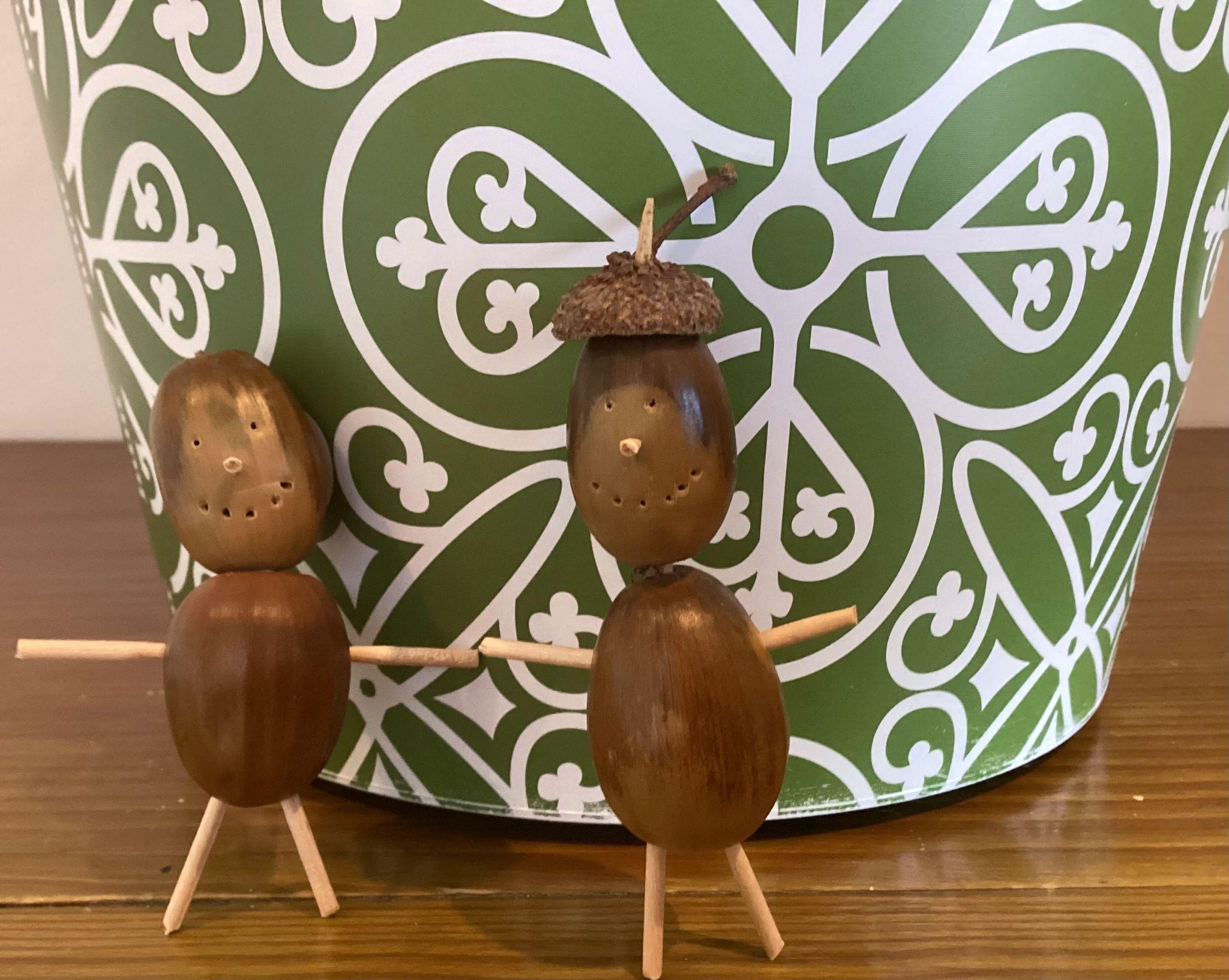‘Acorn people’ created by the residents.